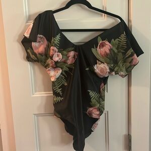 Albion Fit Caroline Cape one piece swimsuit